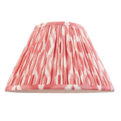 Ikat Pleated Shade - Pink Coral