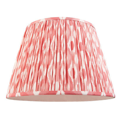 Ikat Pleated Shade - Pink Coral