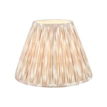 Ikat Taupe Cotton Tapered Shade
