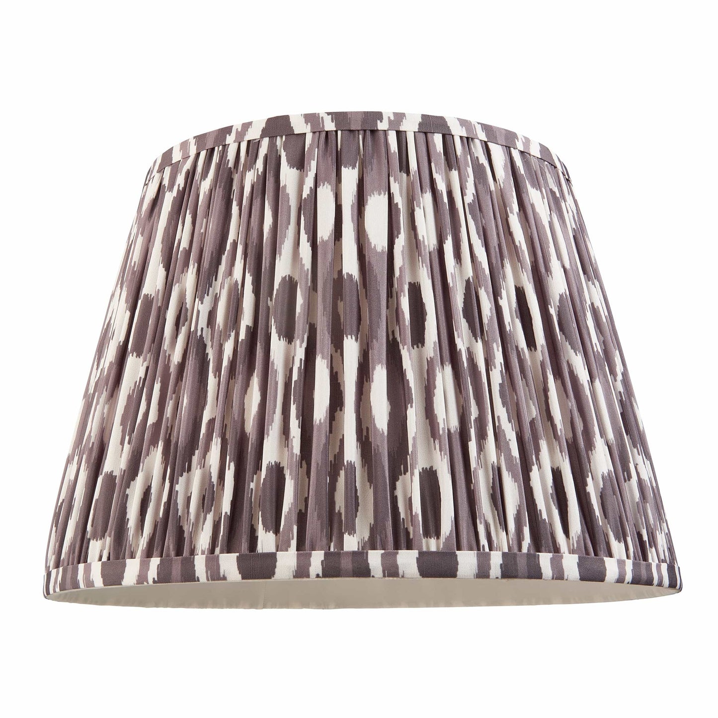 Ikat Pleated Shade - Pearl Grey