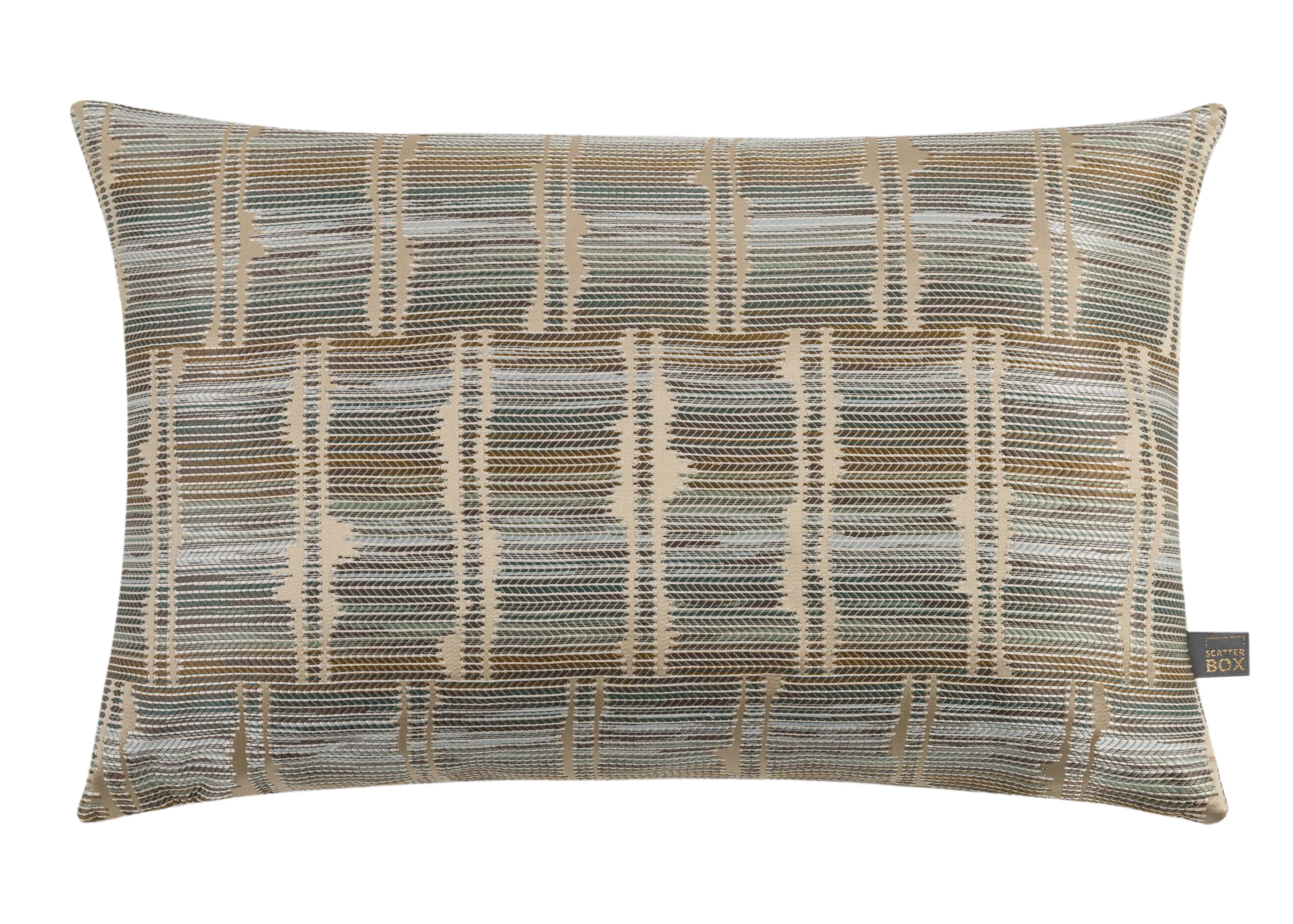Decorative pillow with a pattern on a white background