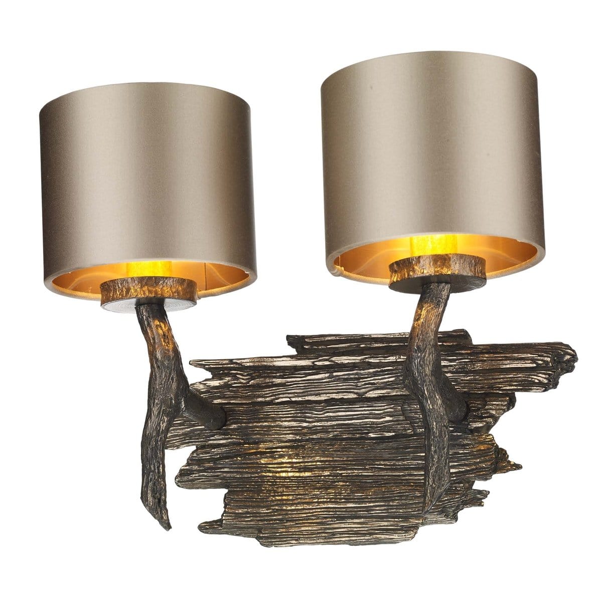 David Hunt Joshua Bronze Double Wall Light