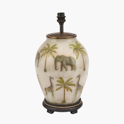 Jenny Worrall Safari Oval Table Lamp