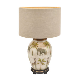 Jenny Worrall Safari Oval Table Lamp