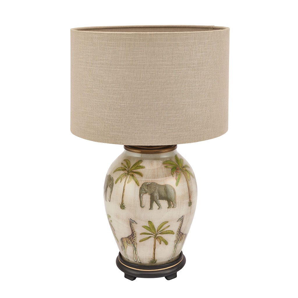 Jenny Worrall Safari Oval Table Lamp