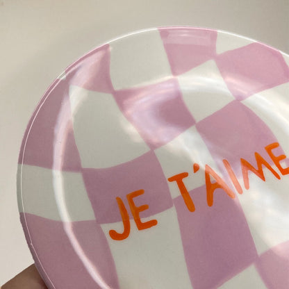 Je T'Aime Diego Plate