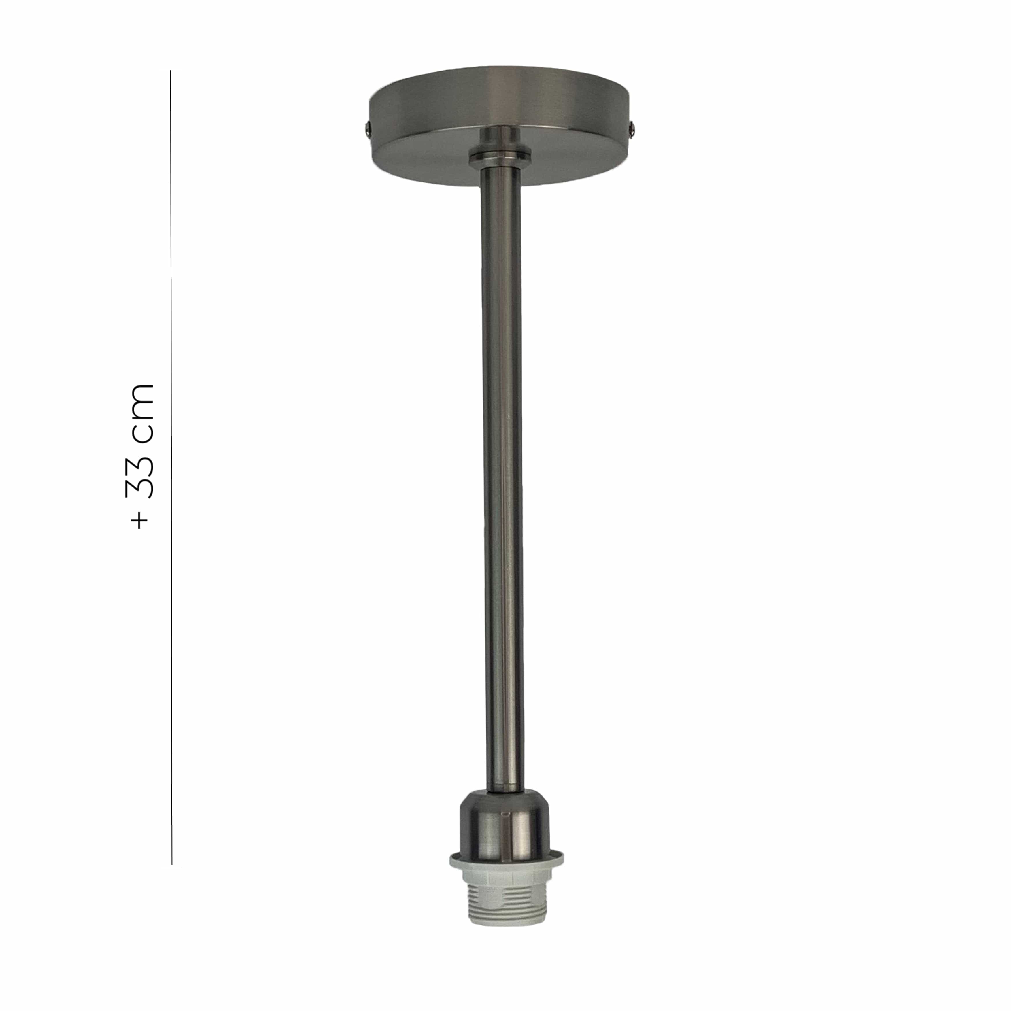 Brushed Steel Pathos - Pendant Light Fitting