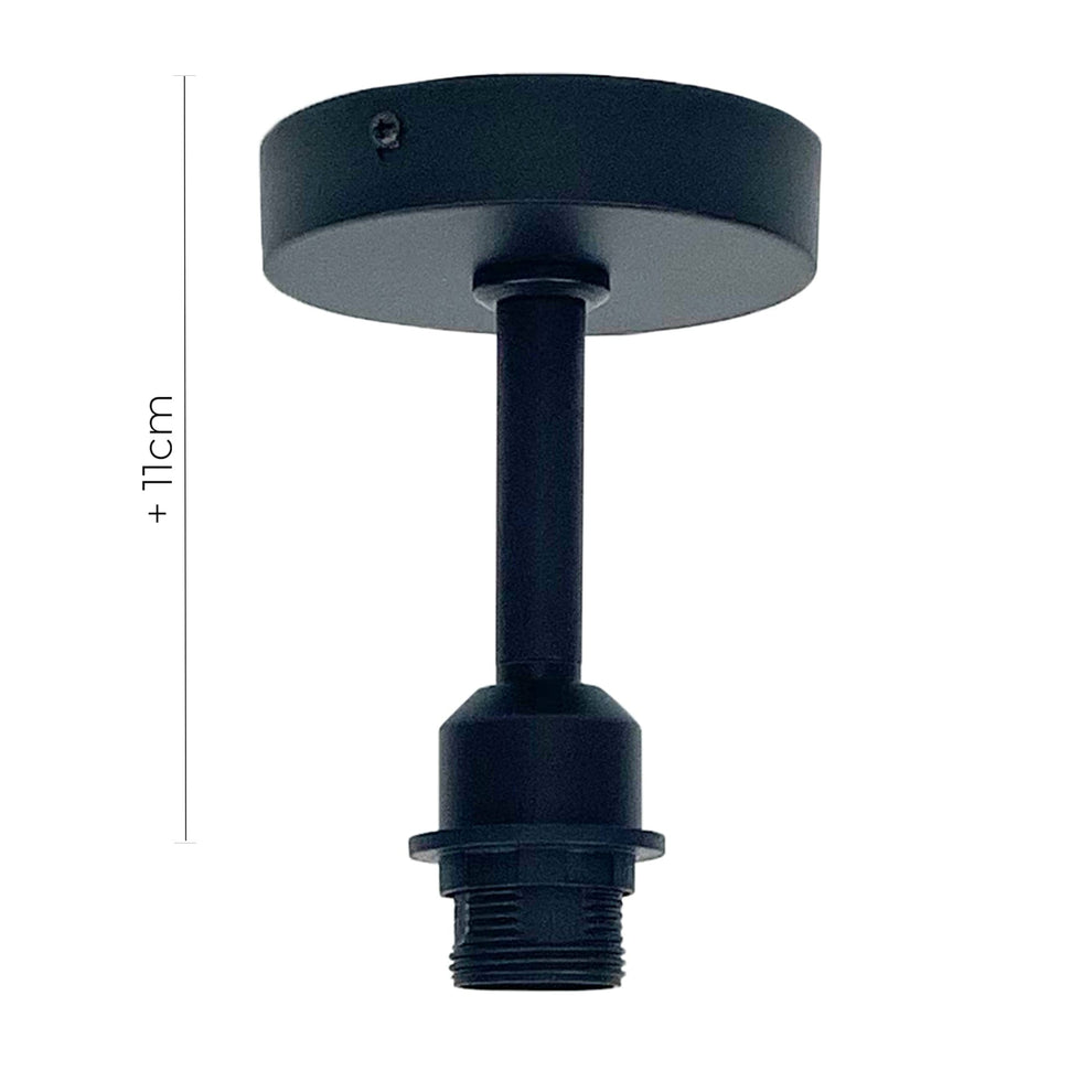 Matt Black Pendant Light Fitting Cotterell & Co