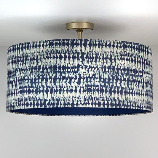 Kotomi Indigo Electrified Shade with Blue Silk Lining