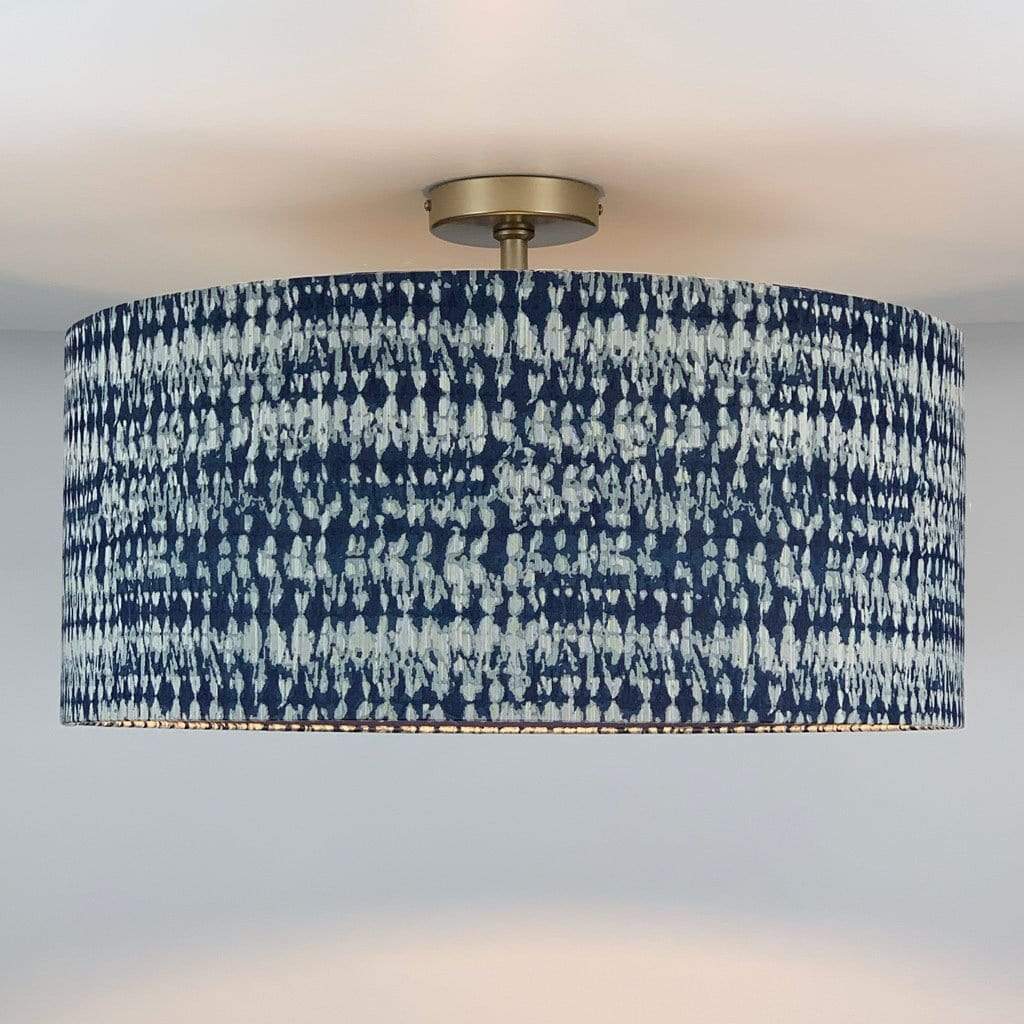 Kotomi Indigo Shade with Blue Silk Lining