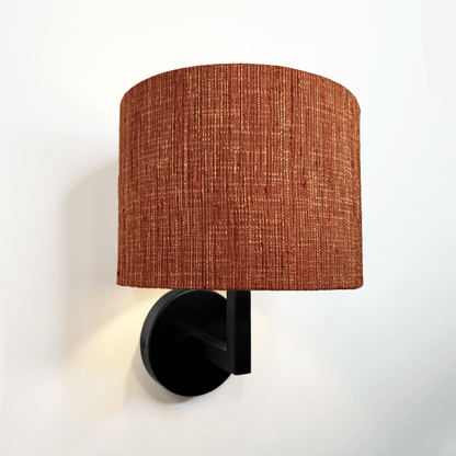 Emma Matt Black Wall Light with Choice of Shade