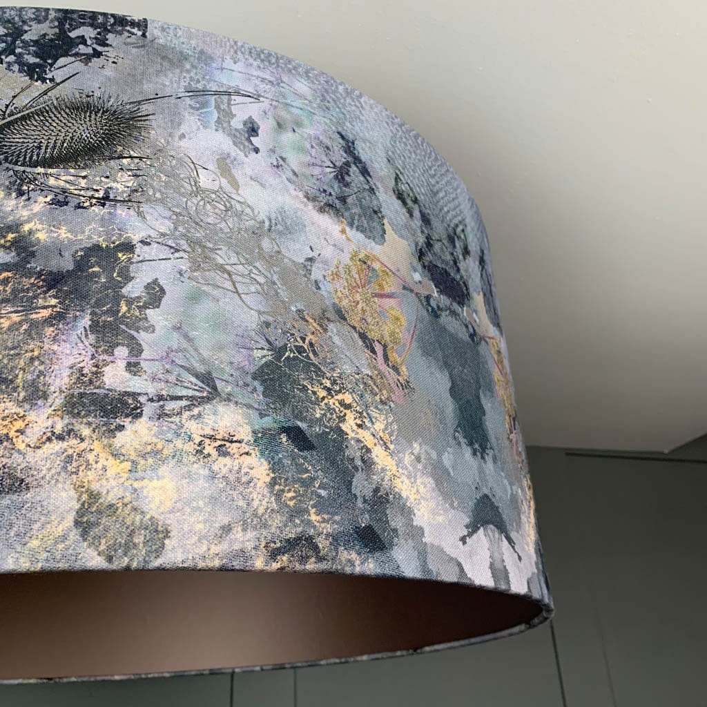 Mairi Helena Crossing Tides Pendant Shade with Shiny Rose Lining