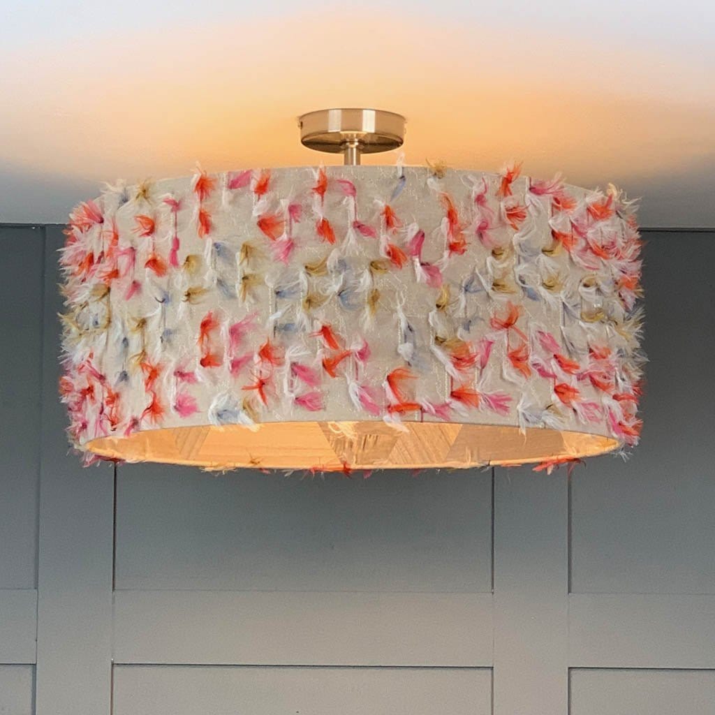 Fluffy Rainbow & Arte Grey Timber Electrified Shade