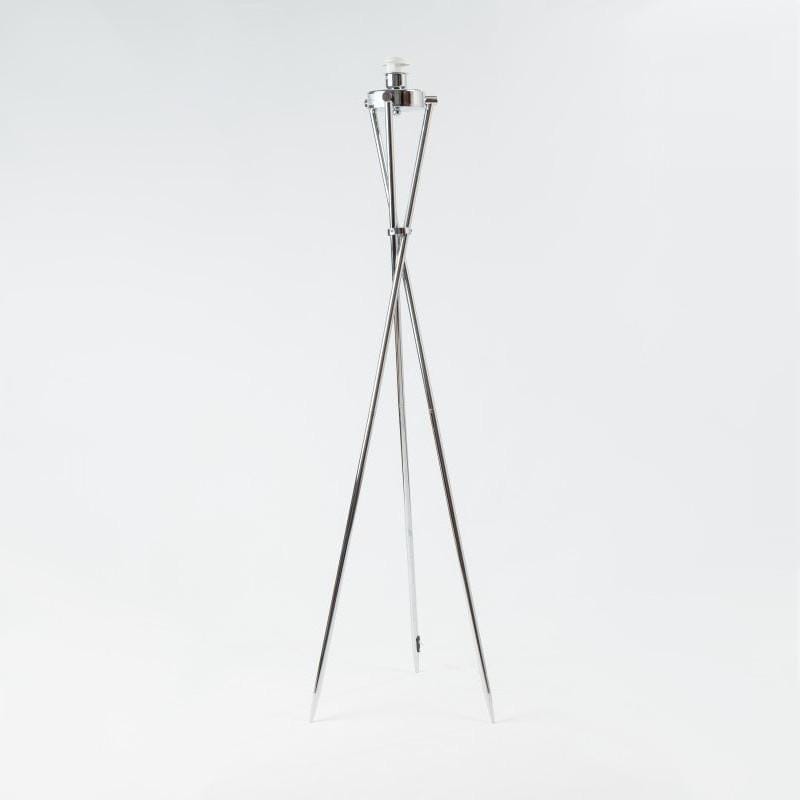 Brondby Tripod Floor Lamp Polished Chrome