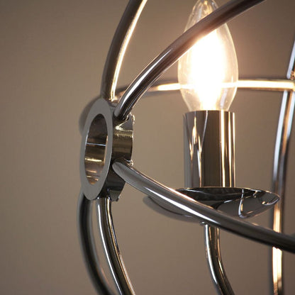 Orion 4 Light Chrome Spherical Chandelier