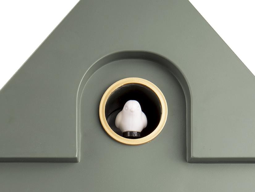 Modern Cuckoo Jungle Green ABS Wall Clock