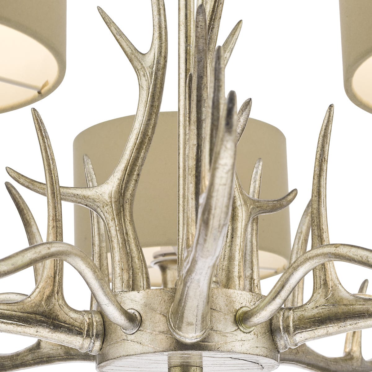 Mulroy 5 Light Antler Chandelier with Shades