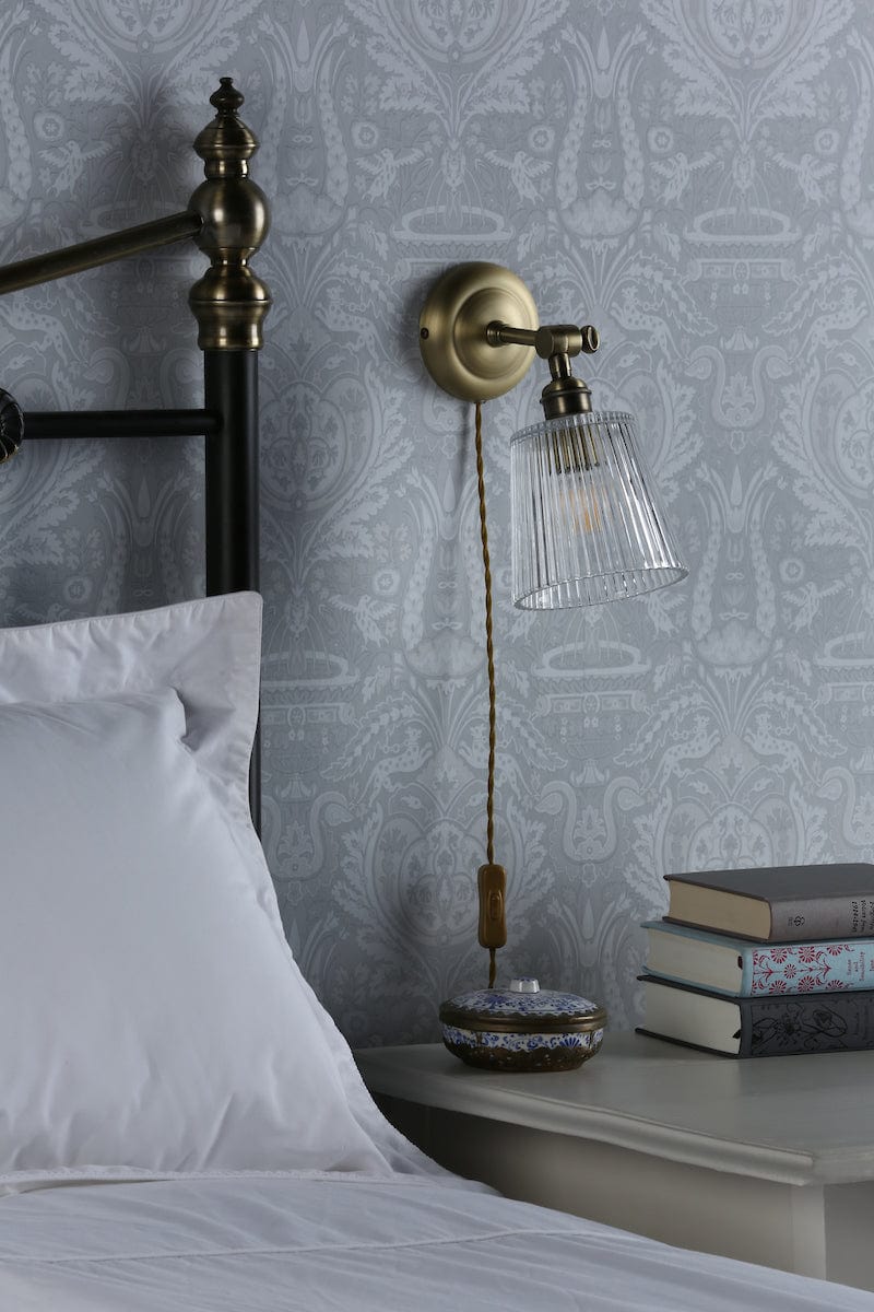 Callaghan Plugged Wall Light Antique Brass