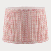Gwendolen 12" Pleated Shade Pink