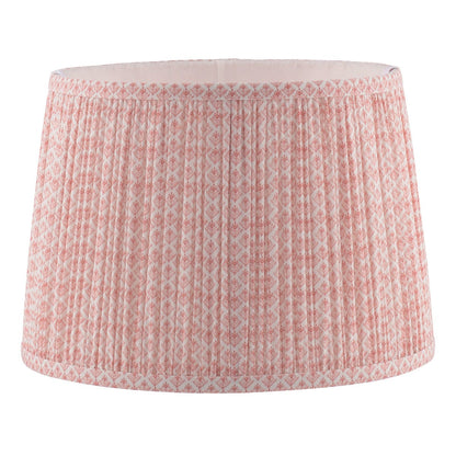 Gwendolen 12" Pleated Shade Pink