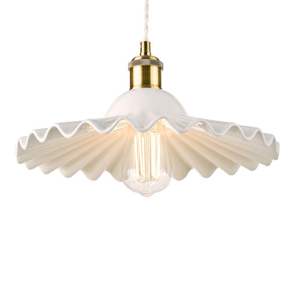 Beca Large Pendant White Ceramic