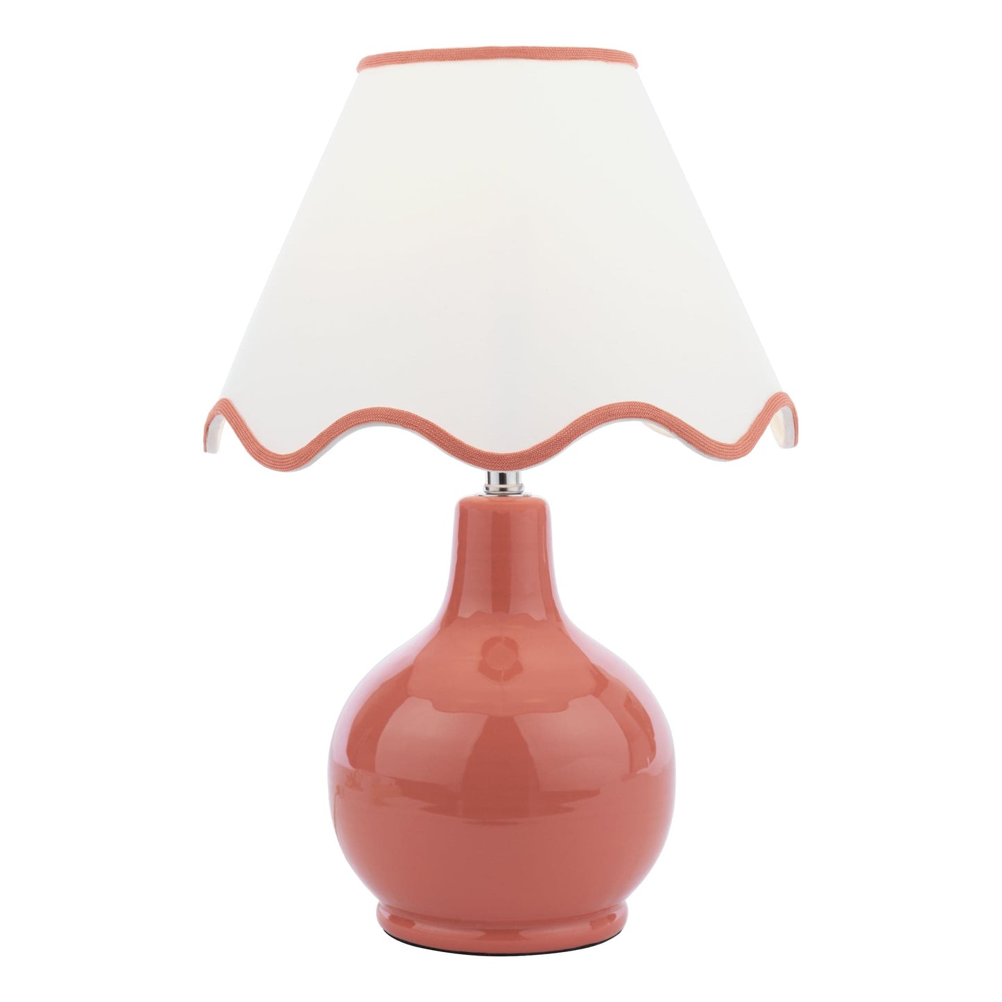 Bramhope Old Rose Table Lamp with Shade