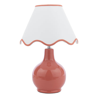 Bramhope Old Rose Table Lamp with Shade