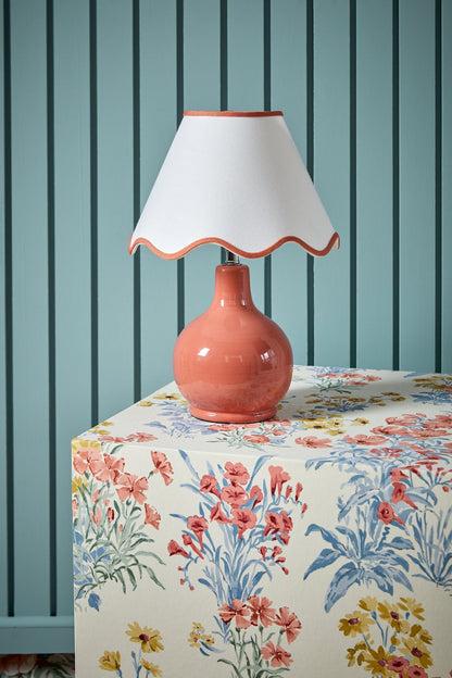 Bramhope Old Rose Table Lamp with Shade