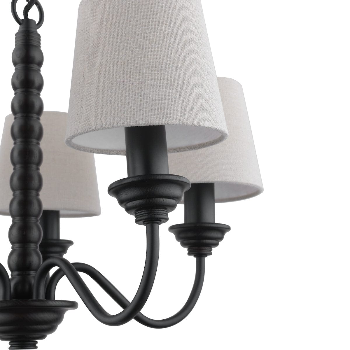 Norbury 5 Light Pendant Black