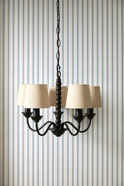 Norbury 5 Light Pendant Black