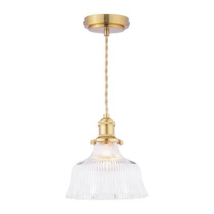 Theodore 1 Light Antique Brass Pendant