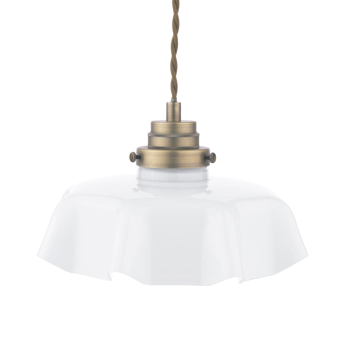 Banham 1 Light Matt Antique Brass Pendant