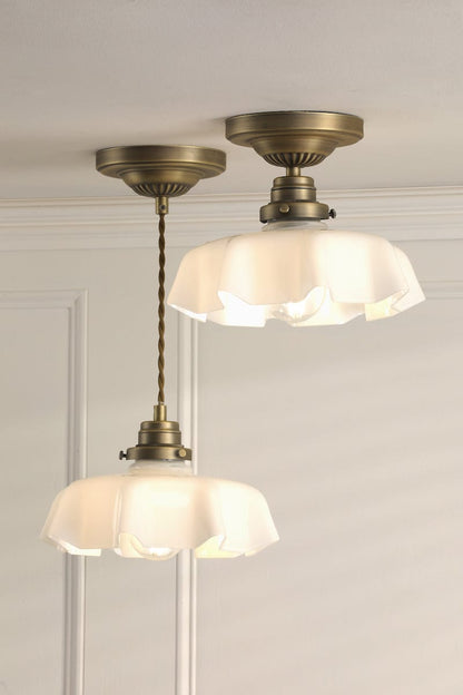 Banham 1 Light Matt Antique Brass Pendant