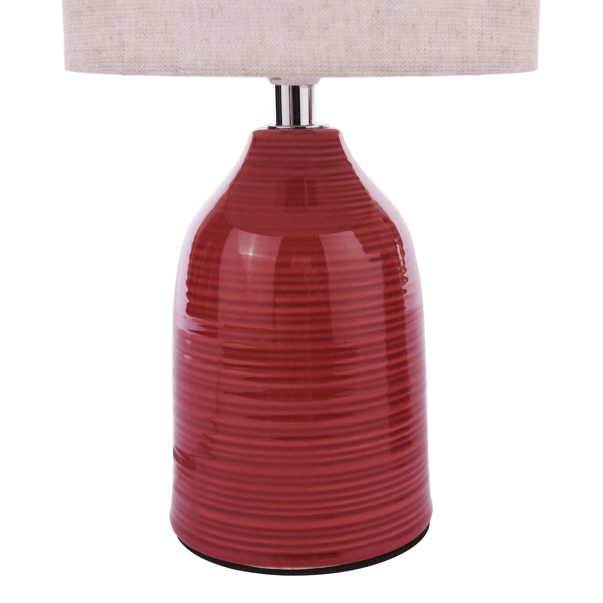 Penny Table Lamp Twin Pack Rosewood Red