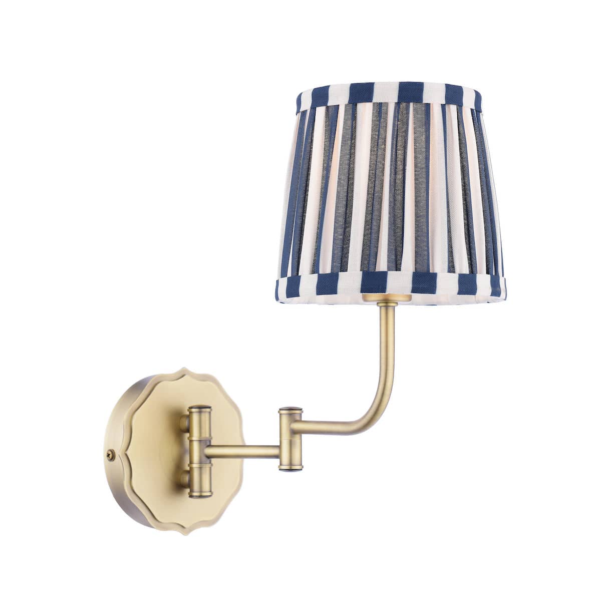 Denwick 1 Light Matt Antique Brass Wall Light