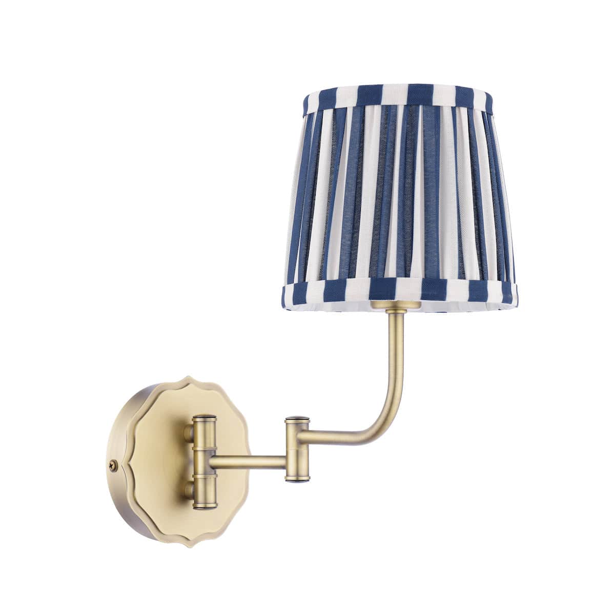 Denwick 1 Light Matt Antique Brass Wall Light