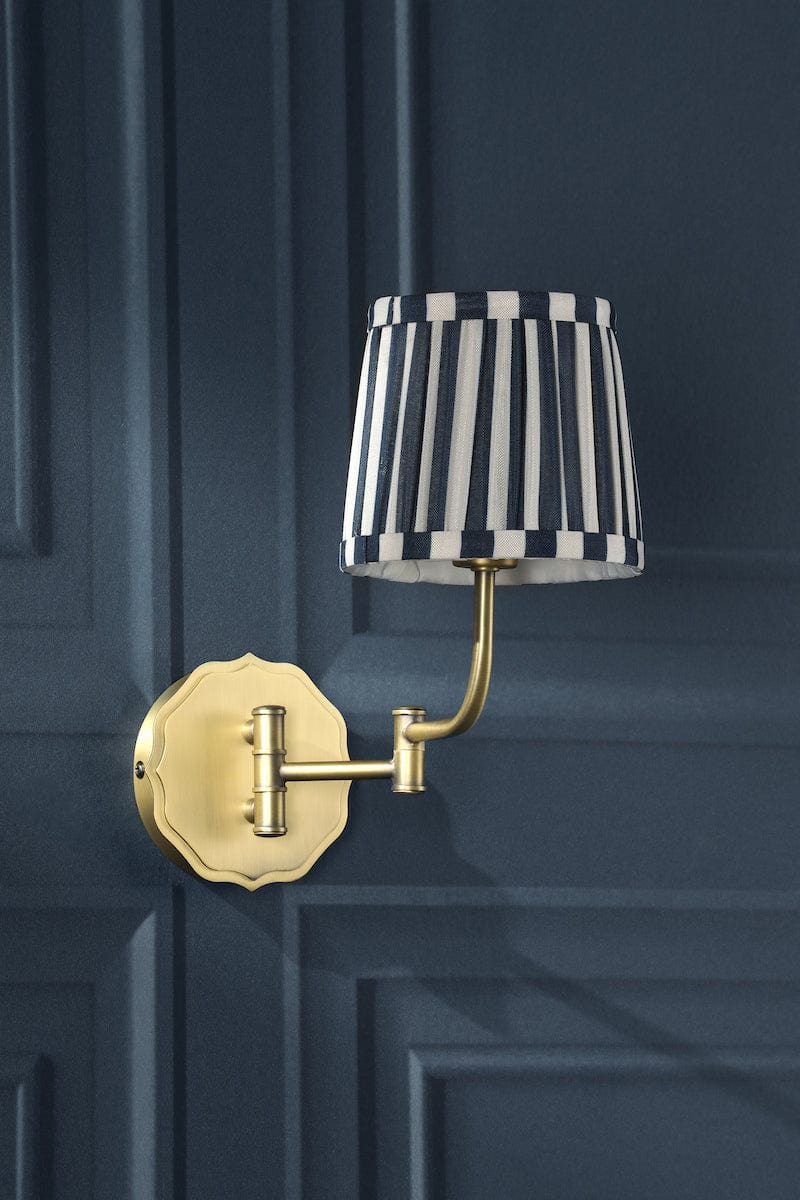 Denwick 1 Light Matt Antique Brass Wall Light