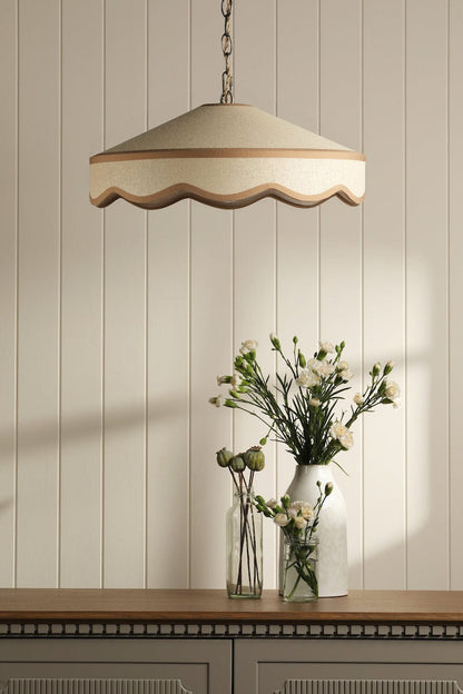 Buckenham 1 Light Wood Pendant