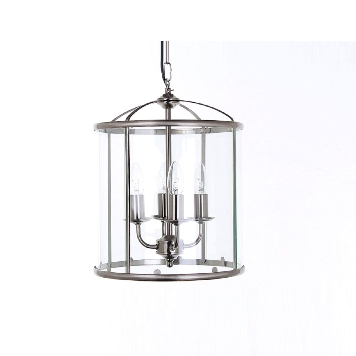 Orly 4 Light Satin Nickel Lantern