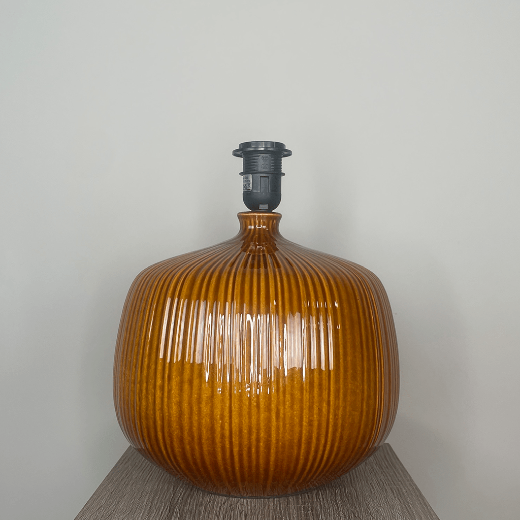 Ren Ceramic Table Lamp with Elysian Forest Lampshade