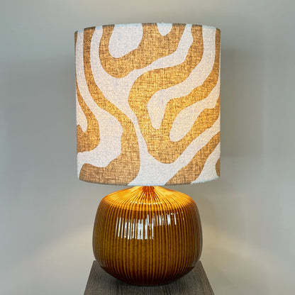 Bruno Ceramic Table Lamp with Bespoke Shade