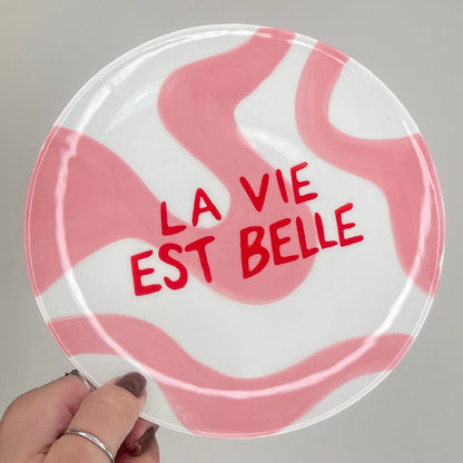 La Vie Est Belle Diego Plate