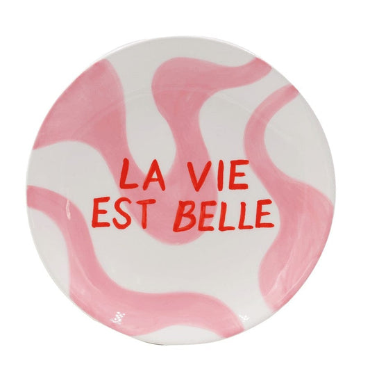 La Vie Est Belle Diego Plate