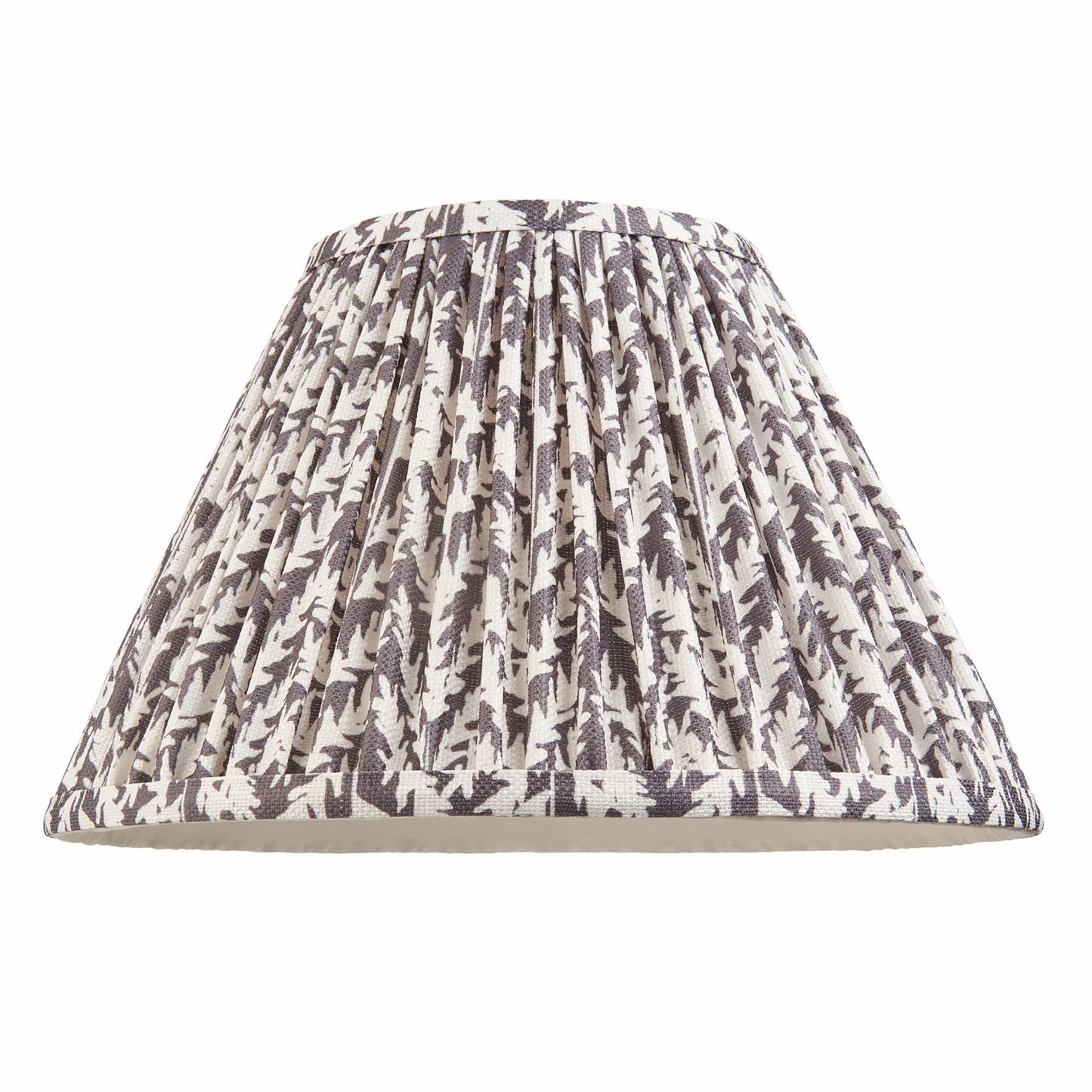 Leaf Pleated Shade - Pearl Grey
