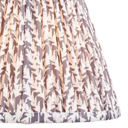 Leaf Pleated Shade - Pearl Grey