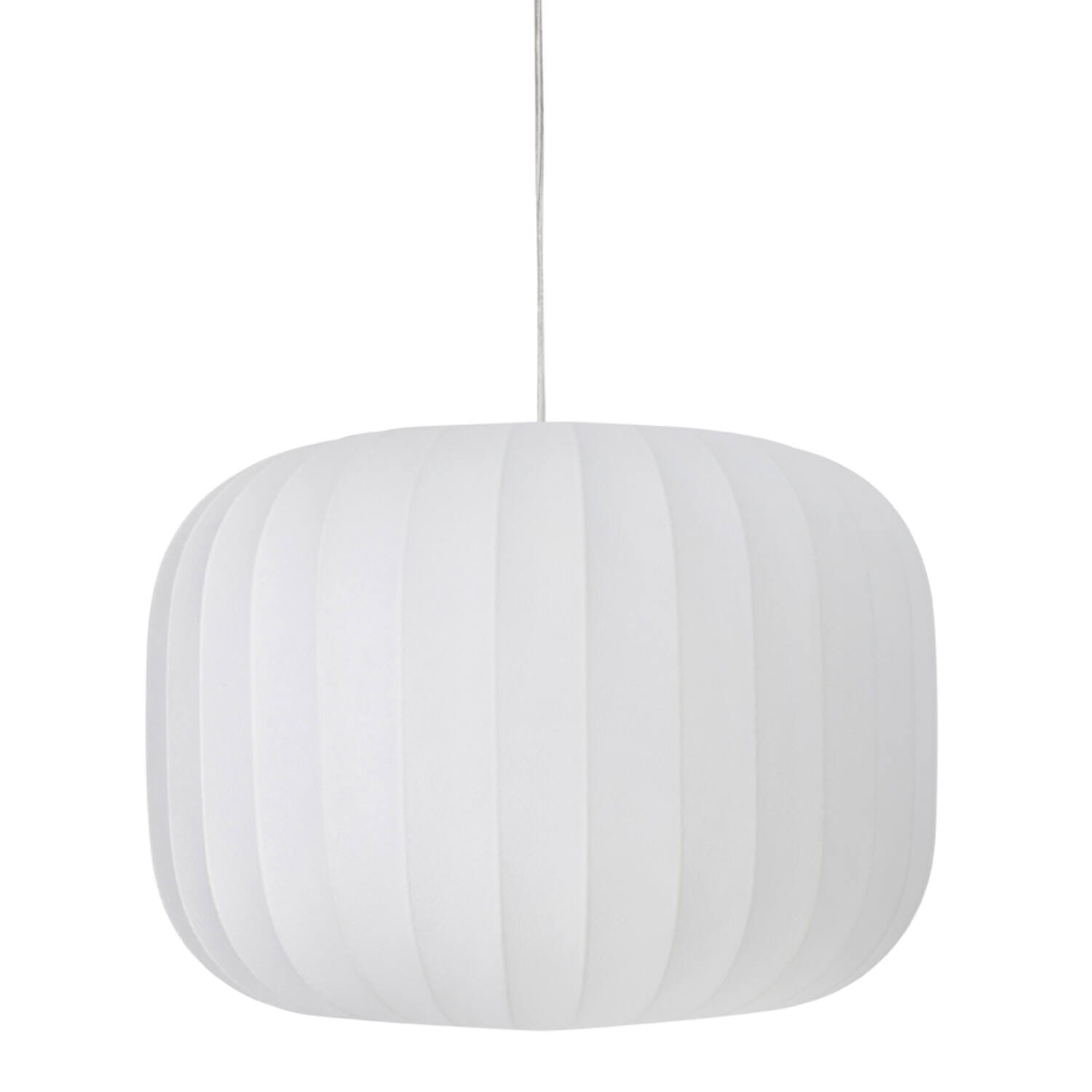 White pendant lamp on a white background