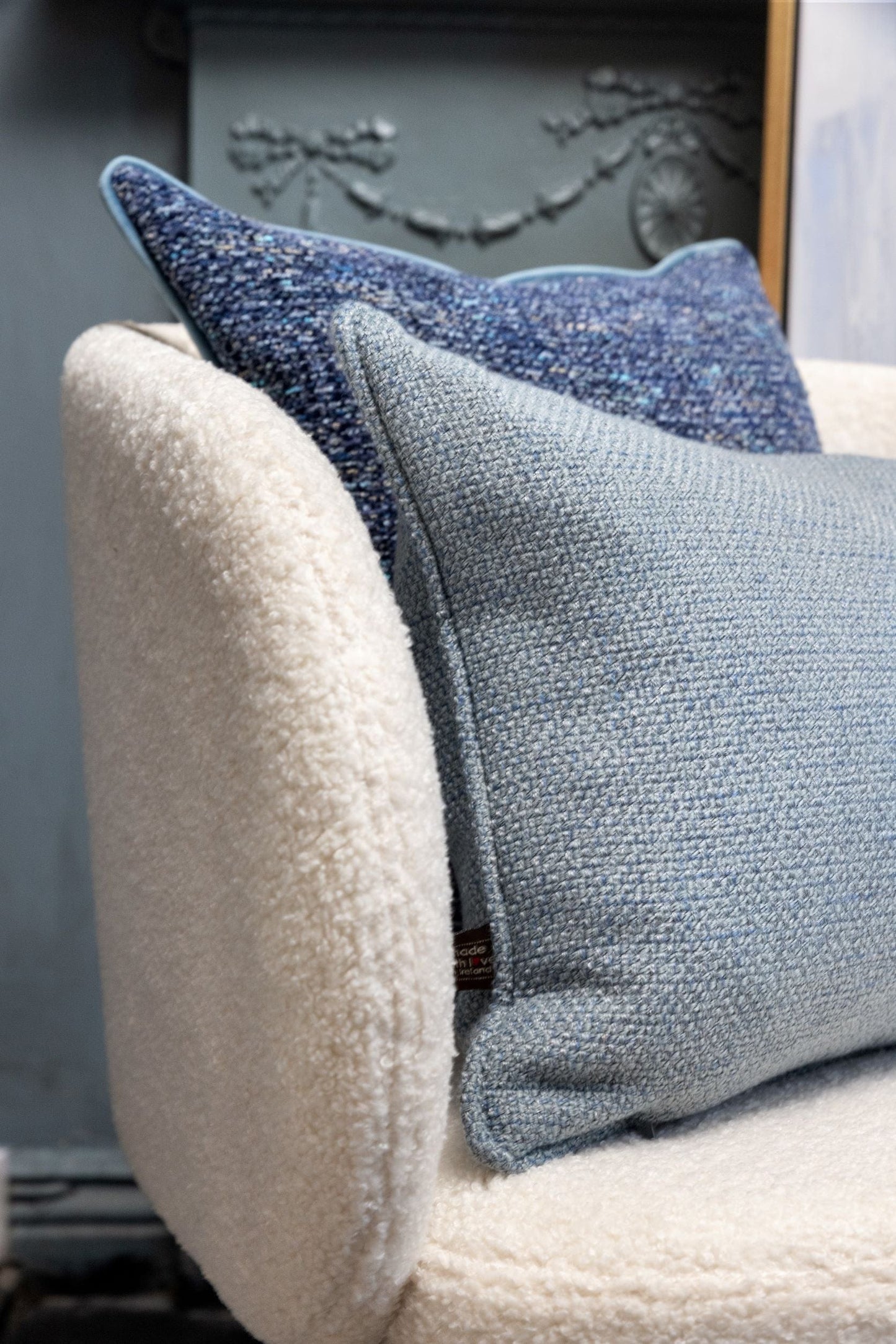 Beckett Blue Cushion - 3 Sizes