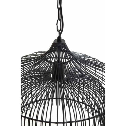 Kristel Large Matt Black Pendant