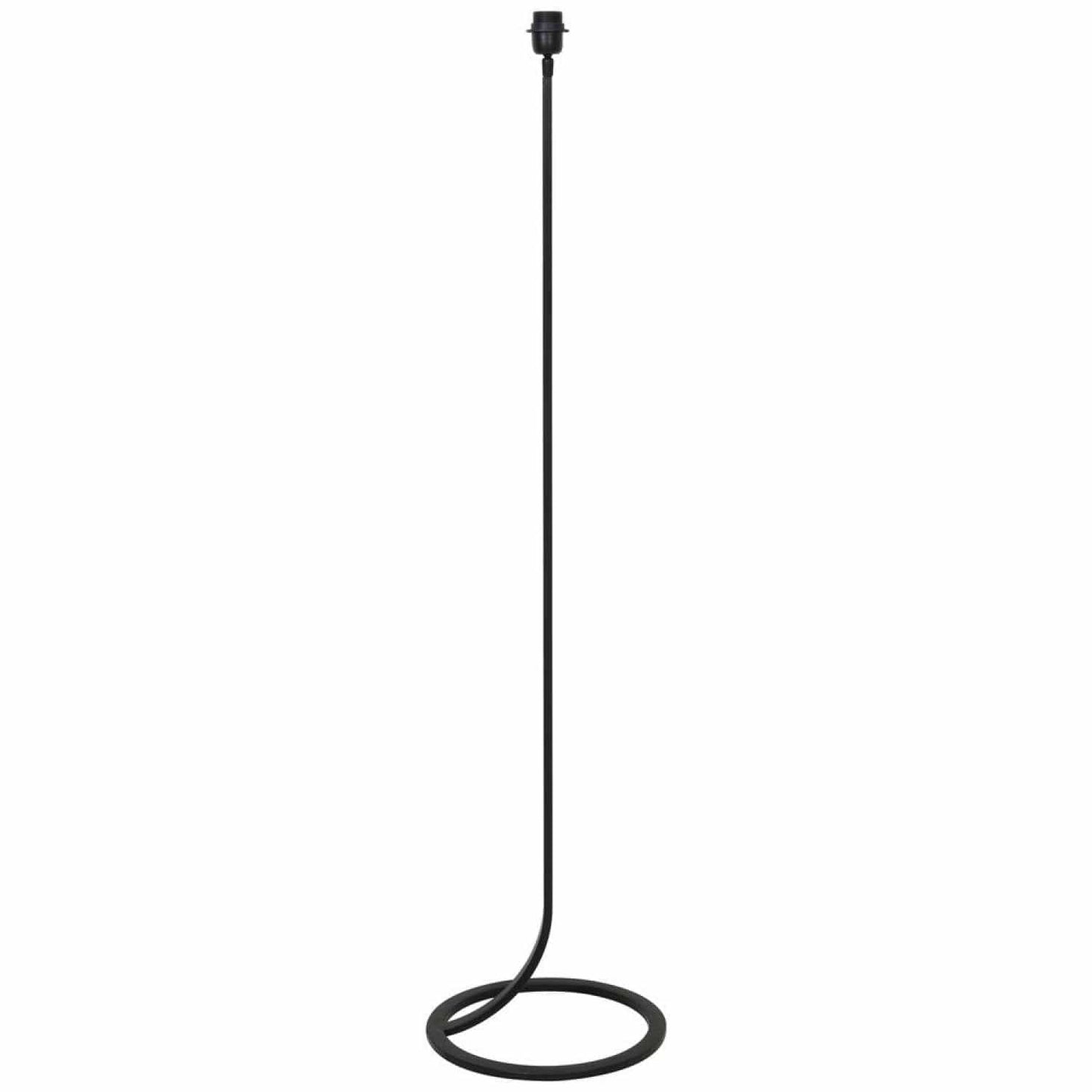 Mavey Matt Black Floor Lamp