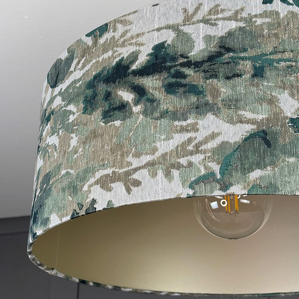 Lingdale Seafoam Pendant Shade with Champagne Lining